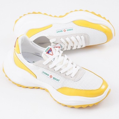 Casablanca Paris Casa Sport Yellow Atlantis Sneakers US 10 (UK 9.5) Shoes