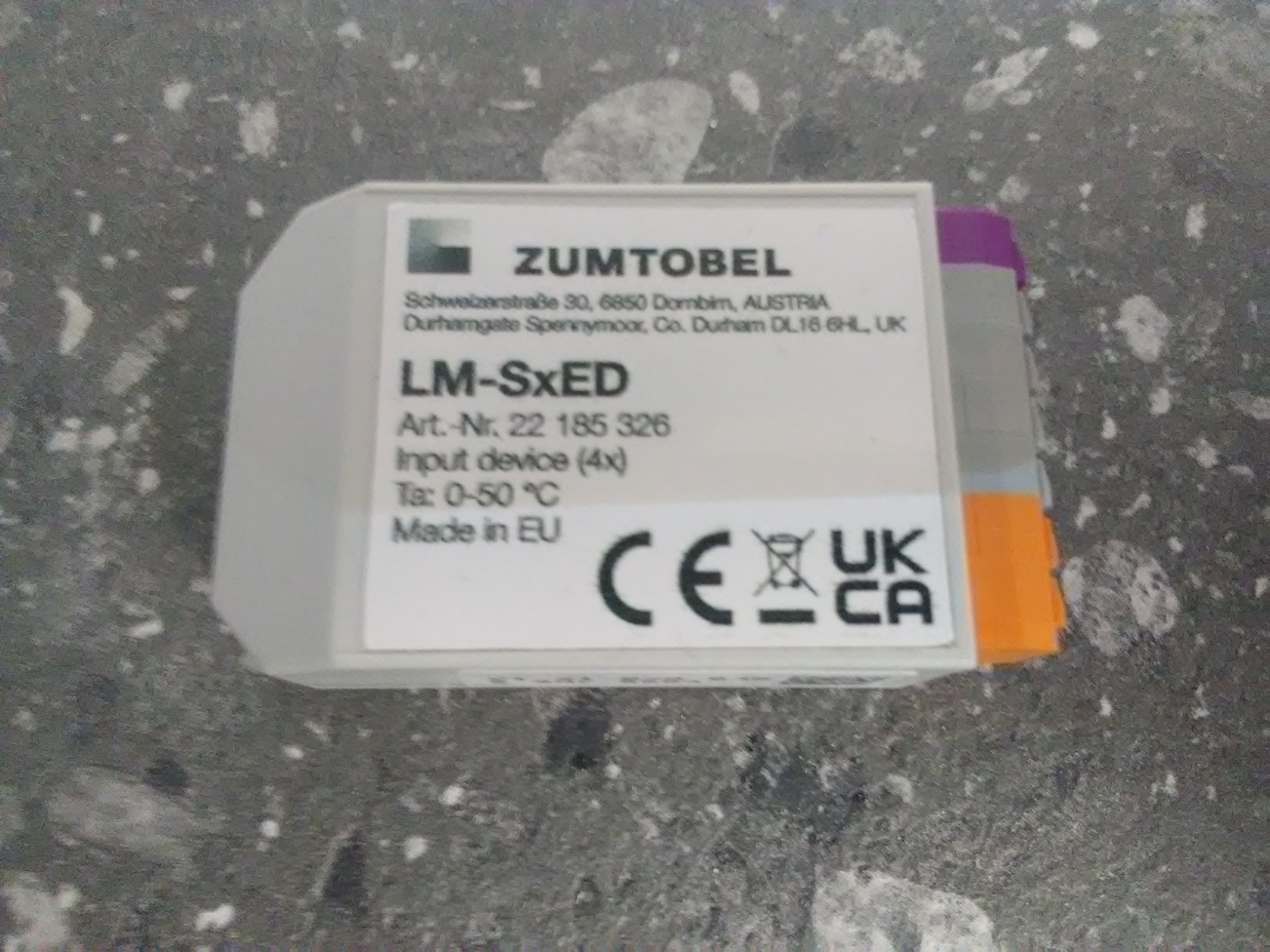 Entrée binaire Zumtobel LM-SxED 4 canaux pour centraliser votre domotique