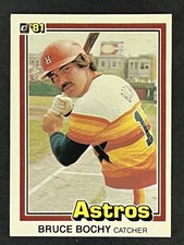 1981 Donruss #20 Bruce Bochy Houston Astros #20