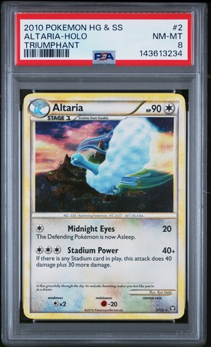 Altaria graded PSA 8 for sale on eBay