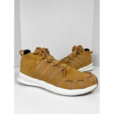 ADIDAS Men's Size 9.5 Mesa Brown Suede SL Loop Moc Moccasin Athletic Shoe