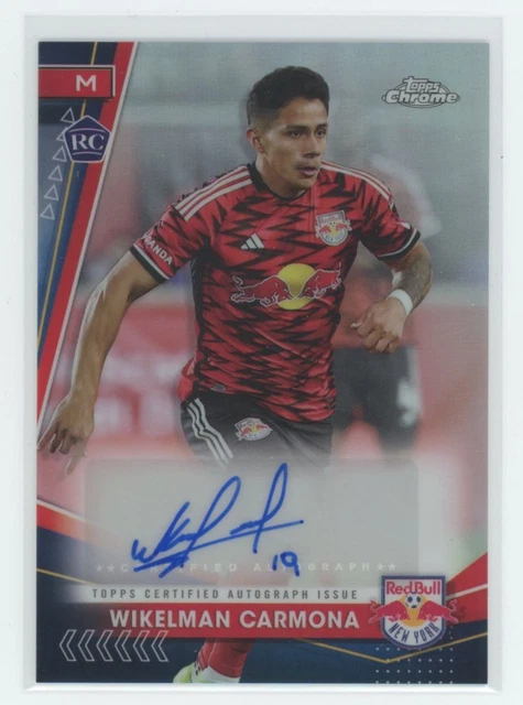 2024 Topps Chrome MLS #CA-WC Wikelman Carmona Chrome Autographs
