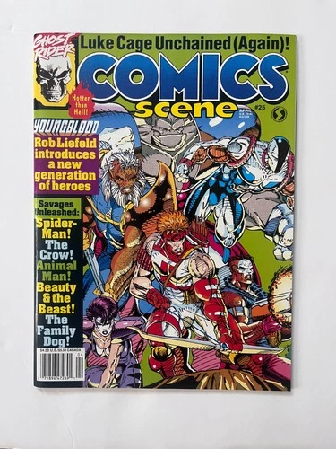 Comics Scene Magazine #25 - April 1992- Youngblood, Spider-Man, Shadowman, more