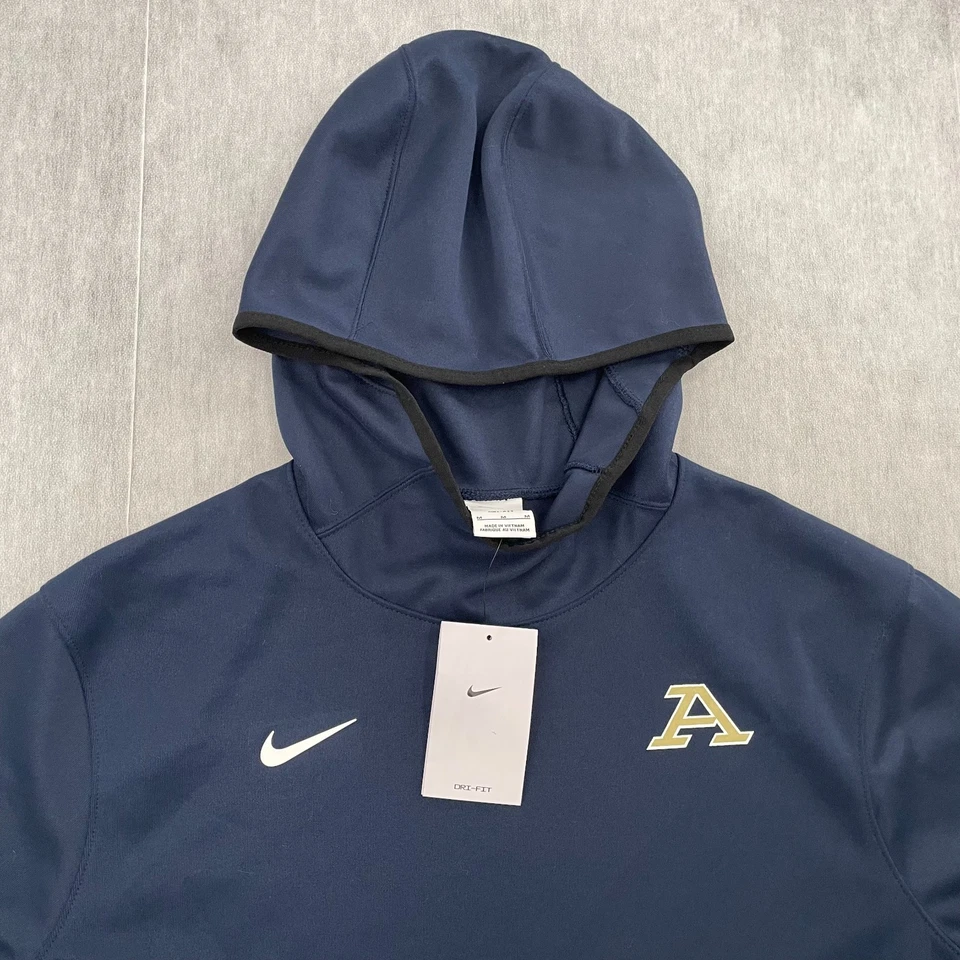 Suéter Akron Cremalleras Adulto Mediano Azul Sudadera con Capucha Manga Corta Nike Dri Fit Para Hombres M NUEVO Foto 3 de 4