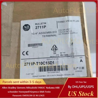 2711P-T10C15D1 AB REV. E PanelView Plus 1000 Touch Terminal NEW US Free Tax