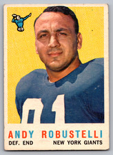 1959 TOPPS #147 ANDY ROBUSTELLI GIANTS