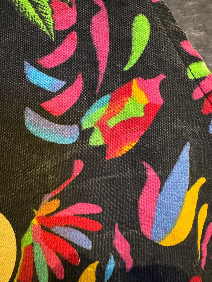 Avental mexicano colorido Frida Kahlo com bolso chef cozinha decoração mandila fofa - Imagem 4 de 4