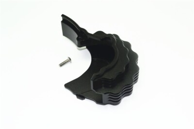 GPM Black Aluminum Heatsink Transmission Spur Gear Cover for Traxxas E-Revo 2.0