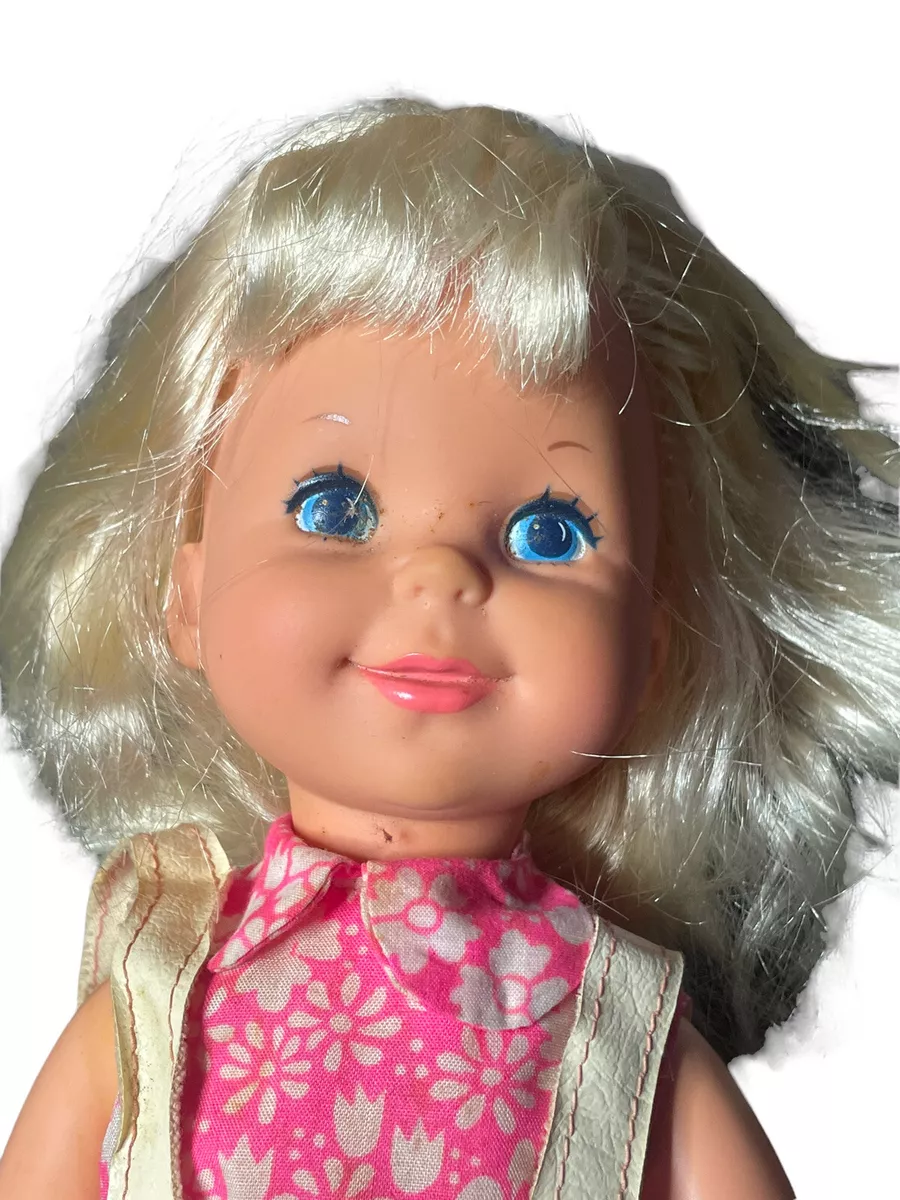 Vintage 1970 s Mattel Shopping Shoppin Sheryl Doll Magnetic Moving Thumb Works