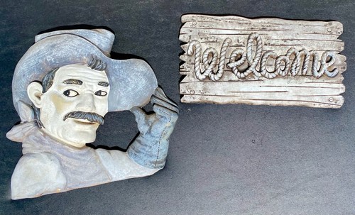 Insegna di benvenuto cowboy interni casa sud-ovest western targhe arte da parete senza marchio - Foto 2 di 8