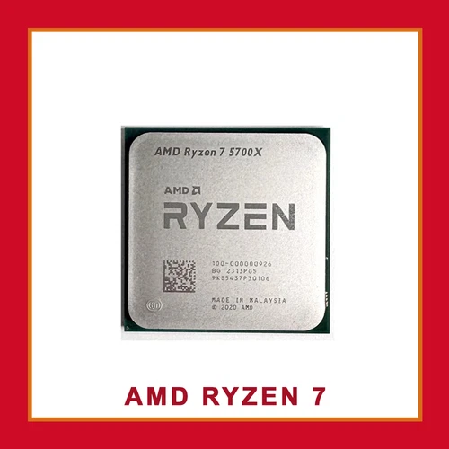 AMD Ryzen 7 5700X Processor (4.6GHz, 8 Cores / 16 Threads, Socket AM4)