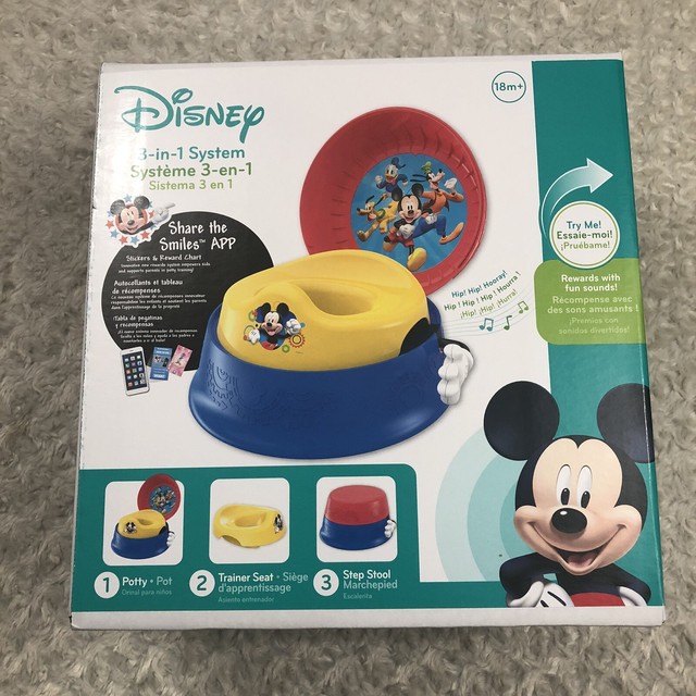 mickey potty chair