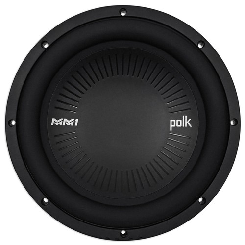 (2) Polk Audio MM1042DVC 10” 2400w Subwoofers+Vented Sub Box Enclosure+Rockmat - Picture 2 of 11