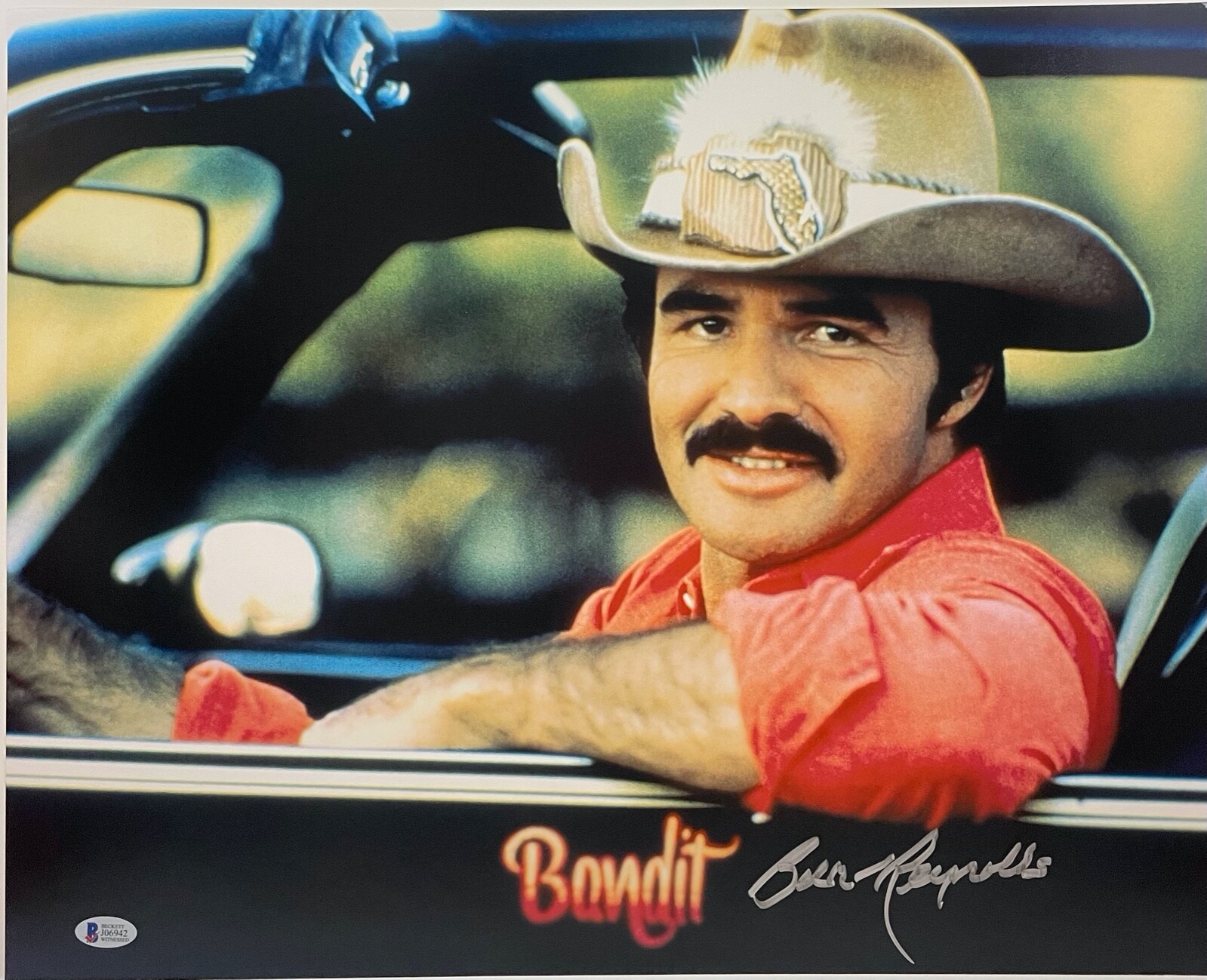 Burt Reynolds Autographed Signed 16x20 Photo Bandit BAS 