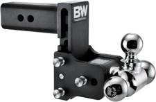 Bw Trailer Hitches Tow Stow Adjustable Trailer Hitch Ball Mount - Fits 2.5 R
