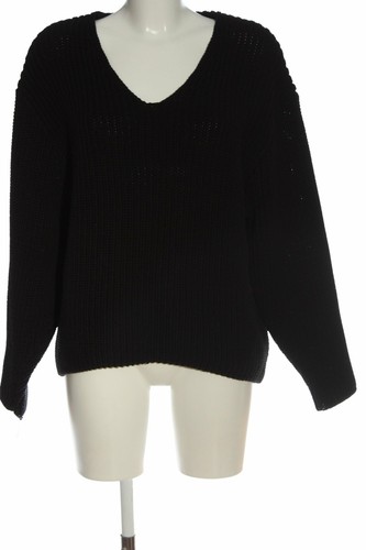 H\u0026M Maglione con scollo a V nero stile casual Donna Taglia IT 40 | eBay
