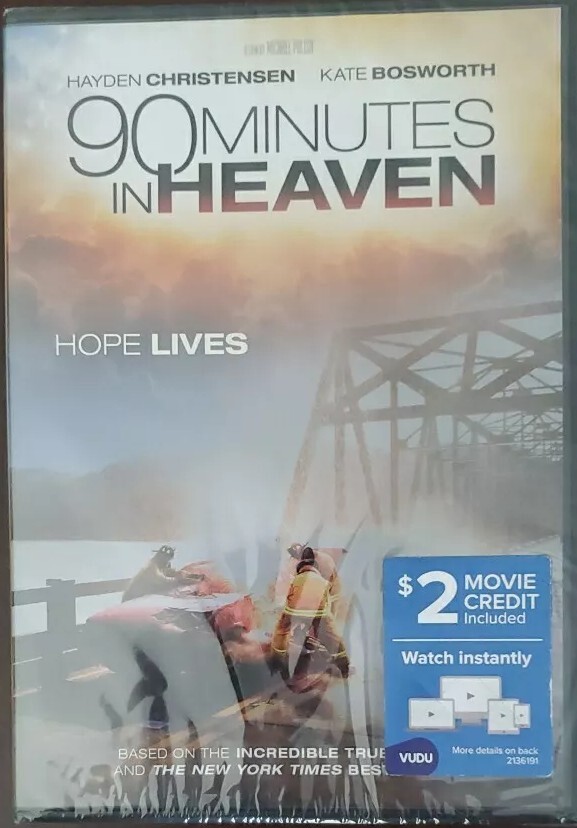 90 Minutes in Heaven (DVD 2015 Widescreen) Hayden Christensen Kate