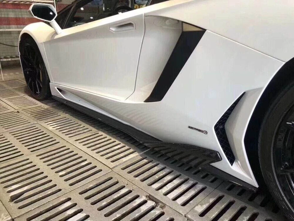 carbon fiber sideskirts side skirt for lamborghini aventador lp700 lp720 lp750 - Image 4 of 4