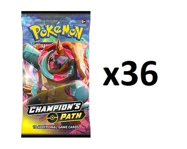 champion's path booster box 36 packs Pokemon Chaos Rising Booster Box Sealed Case – MHDEALSPLUS