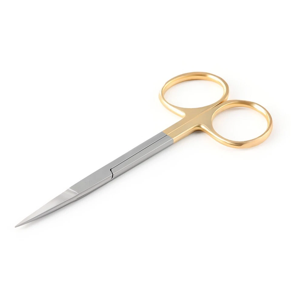 20x Dental Surgical Scissors 4.5" Stainless Steel Straight & Curved Tip Instrume - Image 2 of 4