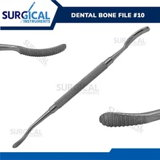 Bone File #10 Surgical Dental Dentist Instruments Stainless German Grade