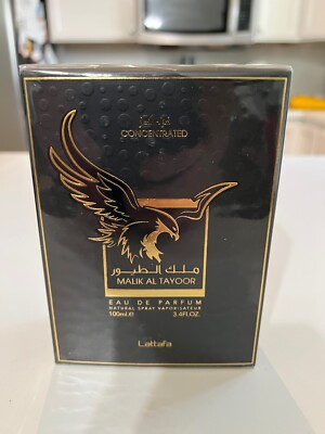 MALIK AL TAYOOR CONCENTRATED Unisex Lattafa EDP 3.4 oz New in SEALED BOX
