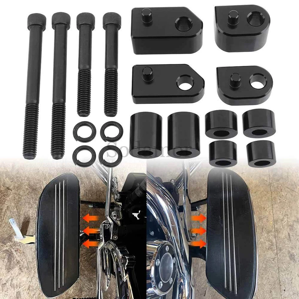Driver Floorboard Spacer Extension Kit for Harley Street Glide FLHX/I 2009-2023 - Image 2 of 4