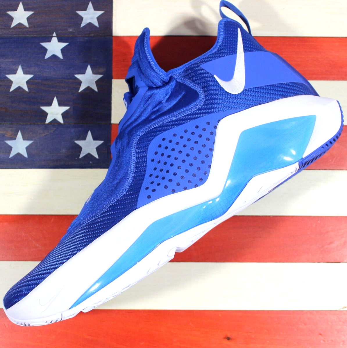 Nike Lebron Solider 14 TB XIV Basketball Shoes Blue/White [CW4221