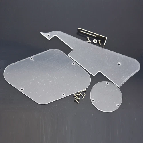 LP Pickguard Back Plate Switch Plate w/ Steel Bracket Screws for Gibson Les Paul