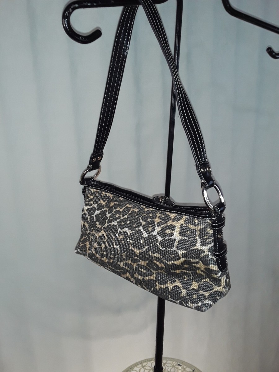 ★RAIVE★COTTON LEOPARD SHOULDER BAG Shoulder Bag for Women Leopard Print Large Capacity Tote