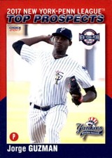 2017 New York-Penn League Top Prospects Choice #20 Jorge Guzman Dominican Rep DR