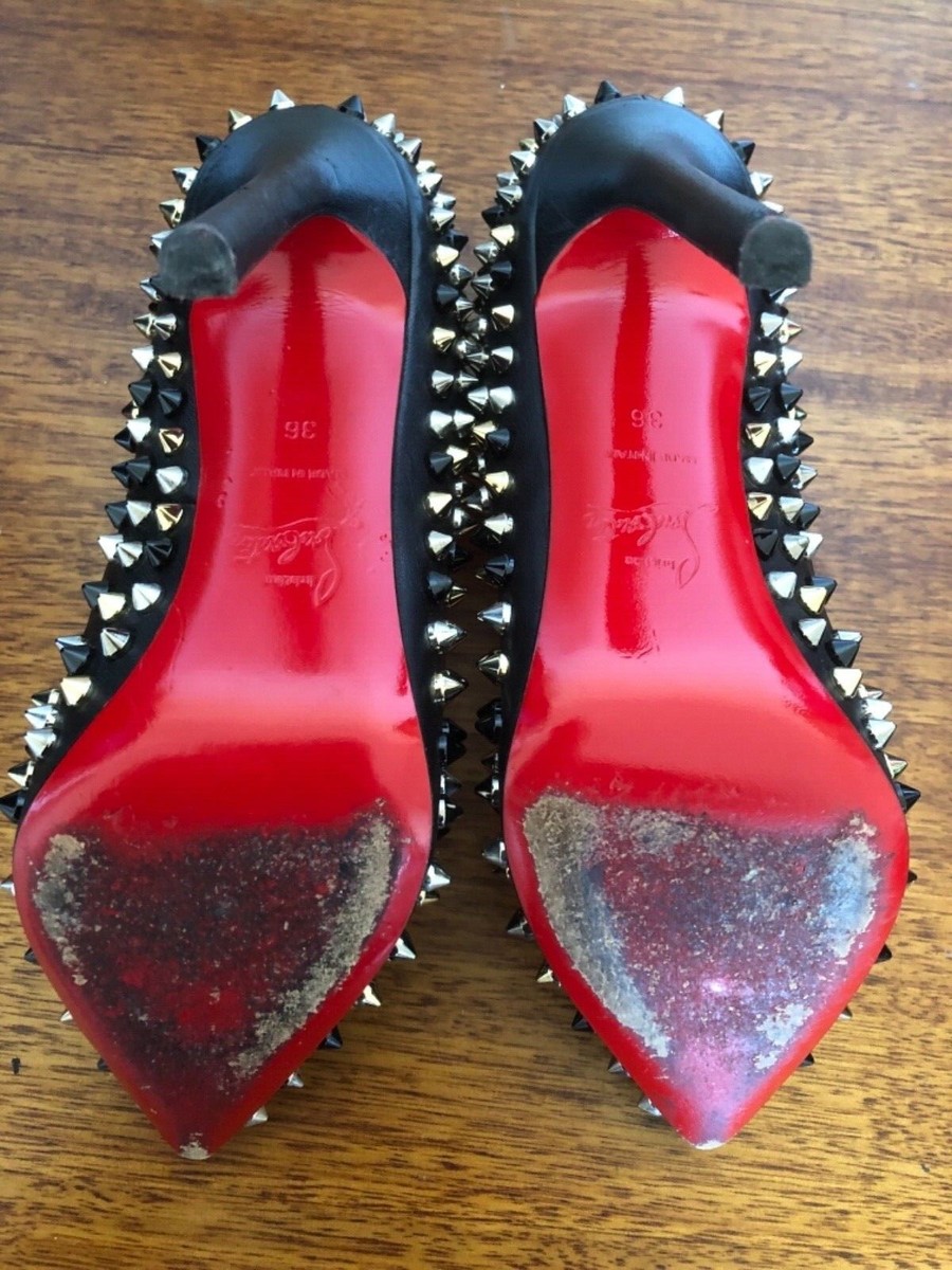 クリスチャンルブタン Piggale 120★サイズ35.5 Pigalle 85 ブラック カーフレザー - Shoes - Women - Christian