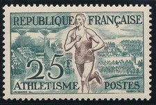 TIMBRE FRANCE 961** Athlétisme   1953