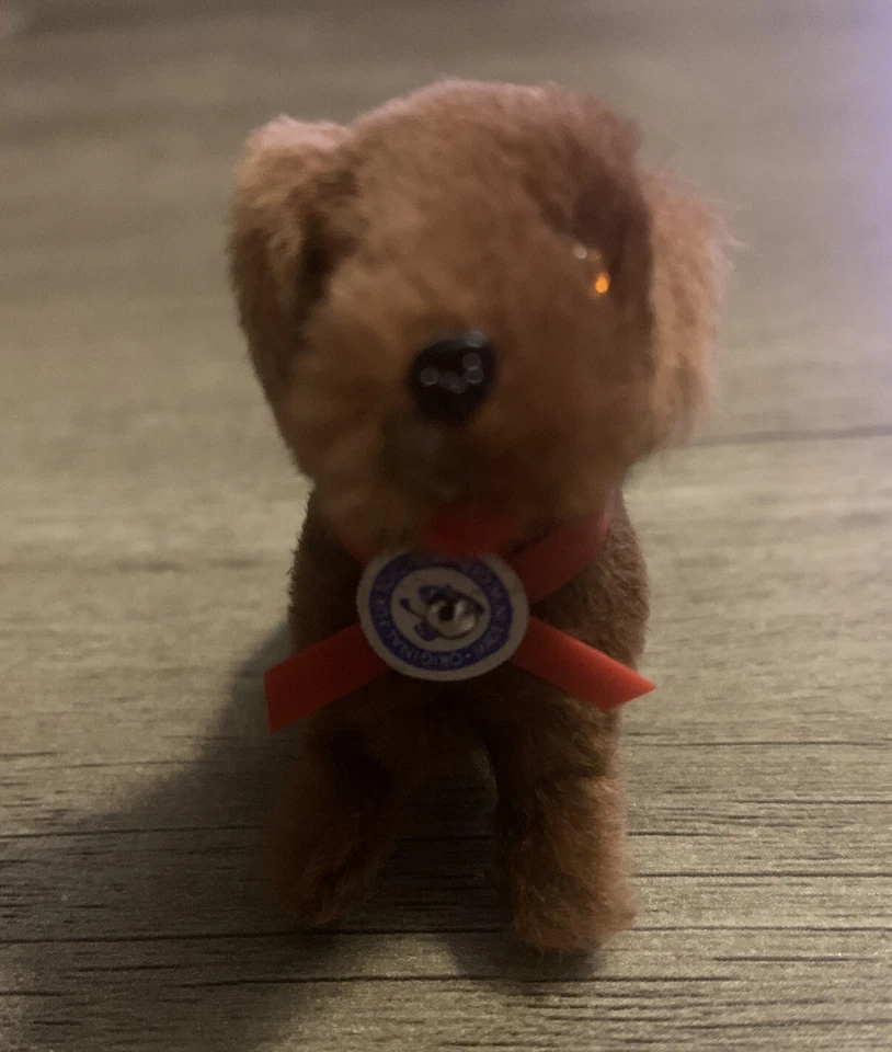 Perro vintage de Alemania Occidental - Juguetes de piel originales Foto 3 de 4