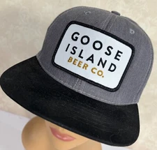 Goose Island Beer Co Chicago Patched Made USA Snapback Baseball Cap Hat
