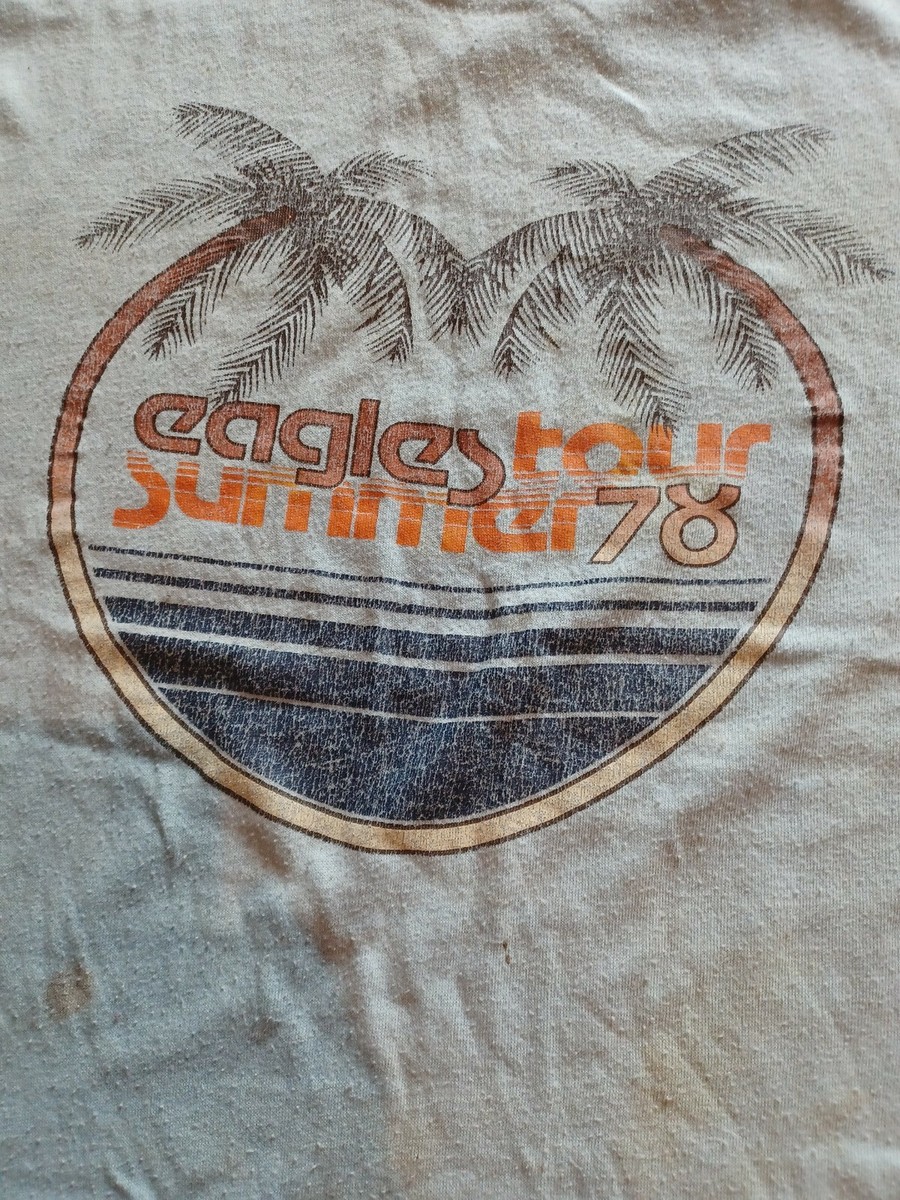 EAGLES Chicago Linda JD コンサート Tシャツ 1979年 RARE Vintage Original 1979 Eagles Live in Concert 79 Tour