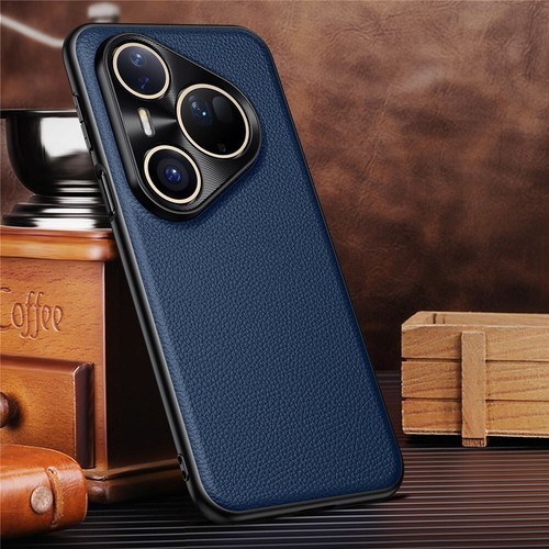 Genuine Leather Litchi Case for Huawei Pura 80 Pro+ 80Pro Shockproof Armor Cover - 第 2/23 張圖片