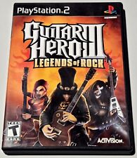 Guitar Hero III 3 Legends Rock PS2 PlayStation 2 Complete CIB SLUS 21672B NTSC