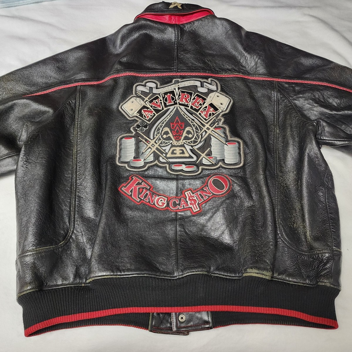 キング 90s当時物AVIREXアヴィレックスvarsity jacket キング様専用 90s当時物AVIREXアヴィレックスvarsity jacket