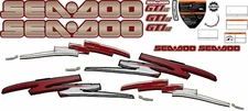 SEADOO GTI LE 2003 Graphics / Decal / Sticker  Kit GOLD & BURGANDY CUSTOM