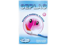 Ceplac Dental Disclosing (12) Tablets Reveals Harmful Plaque
