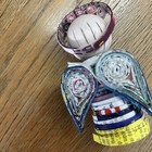 RECYCLED/FOLDED PAPER ANGEL ORNAMENT WOODEN HEAD — photo 3