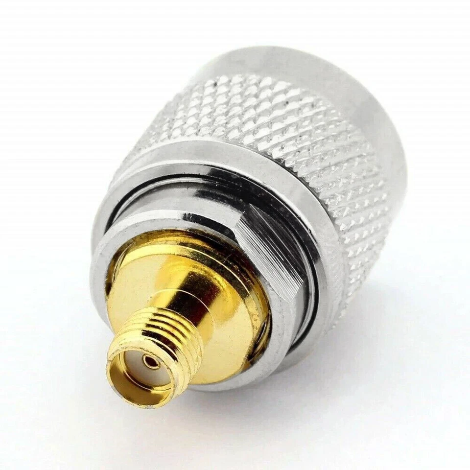 PL-259 UHF Male Plug to SMA Female Jack RF Adapter Connector Set of 2 - Image 3 of 4