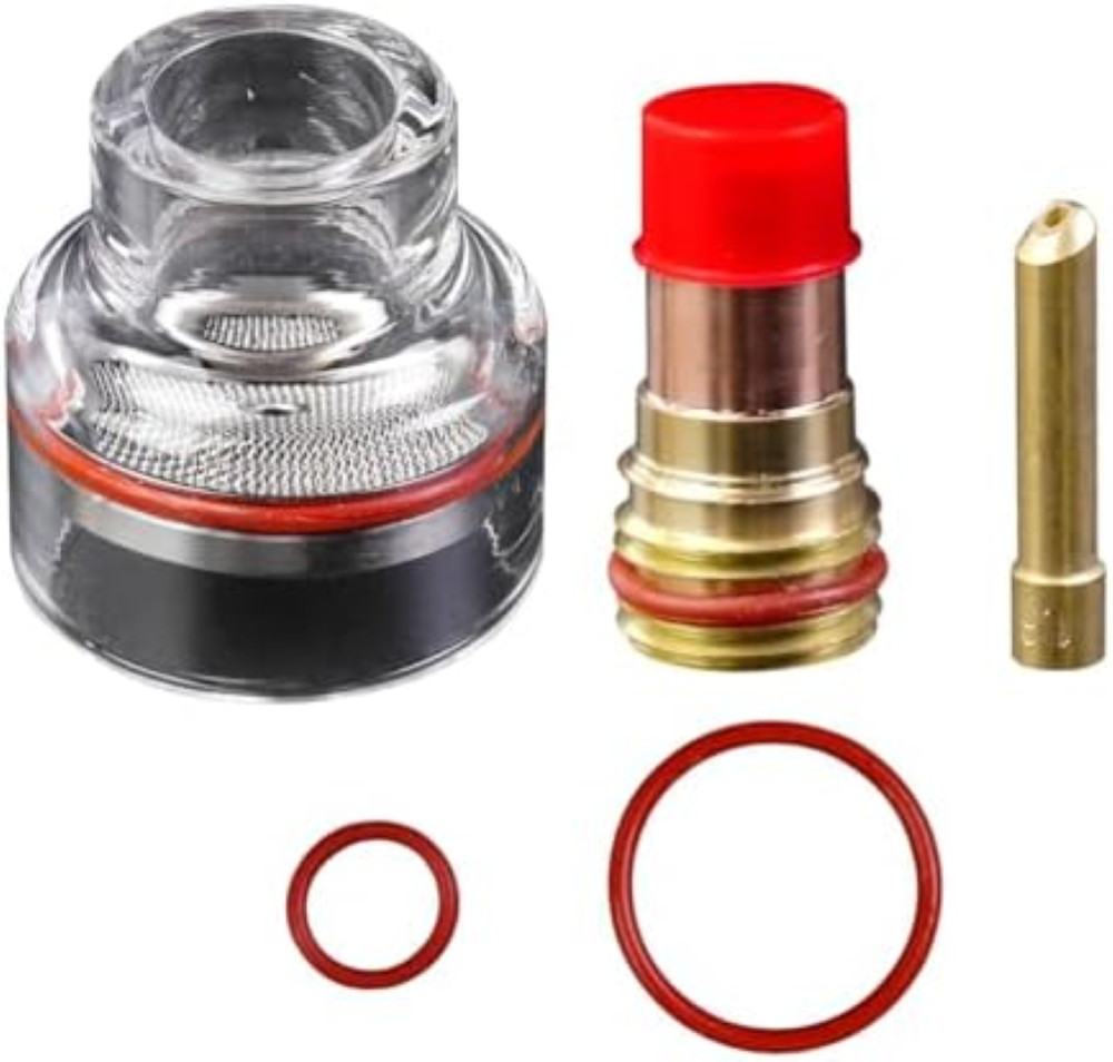 Kit Consumabili TIG Namvo: Trasparenza Pyrex per Torce 17/18/26