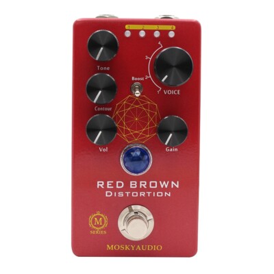 Mosky Audio Red Brown Distortion New ''M'' series Fast U.S. Ship