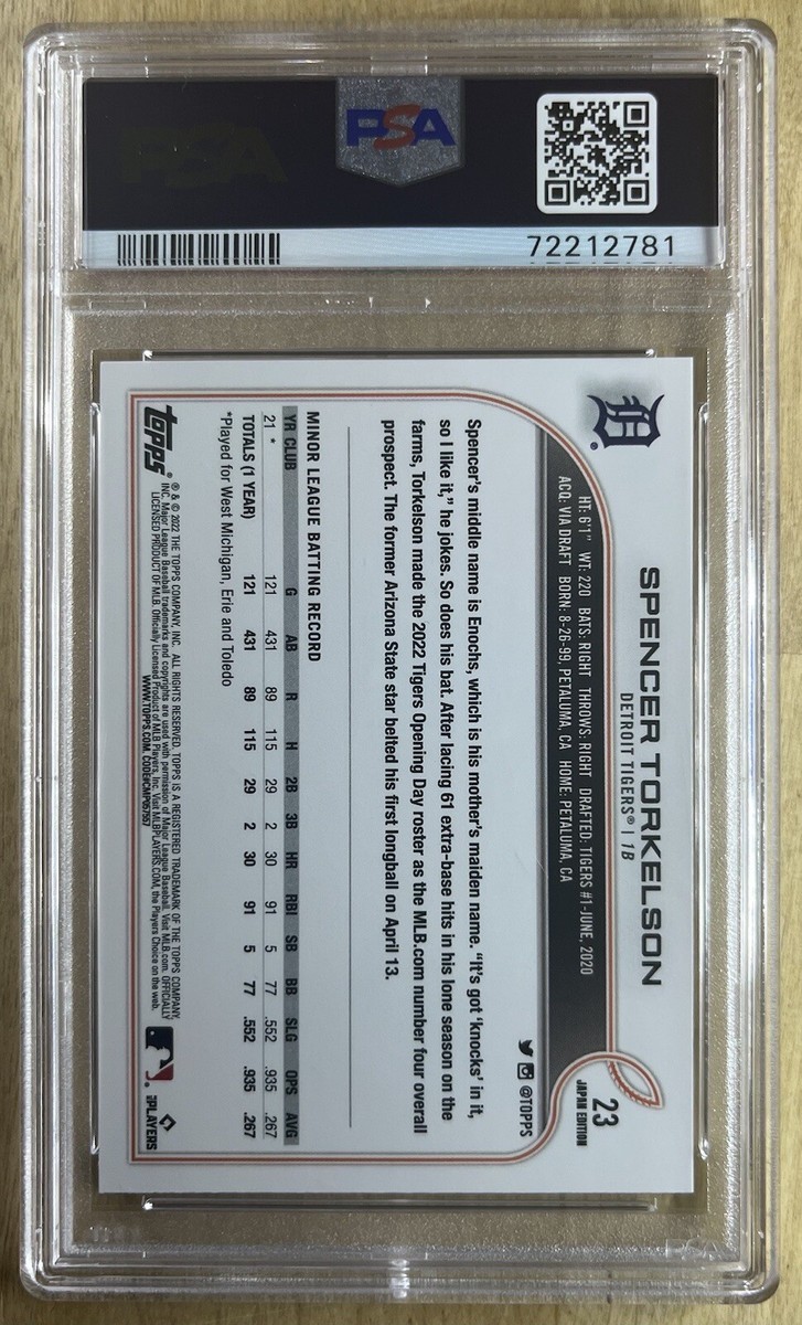 世界で5枚TOPPS2023JAPANEDITION スペンサー・トーケルソン 世界で5枚TOPPS2023JAPANEDITION スペンサー・トーケルソン