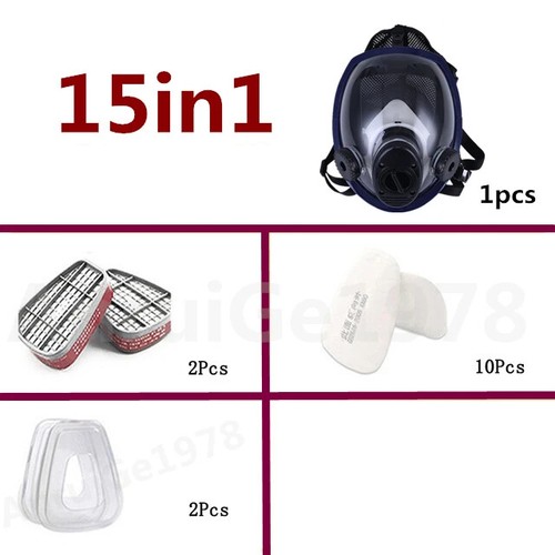 Multifunktionale 6800 Gasmaske Ultra-Transparent Vollversiegelt Strahlungsgasmaske - Bild 22 von 25
