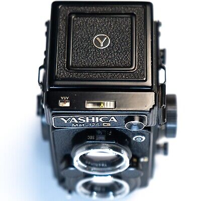 Yashica Mat 124G 6x6 TLR Medium Format Camera Meter Works Yashica Mat 124G 6x6 TLR Medium Format Camera Meter Works