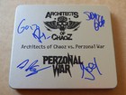 ARCHITECTS OF CHAOZ Paul Di´Anno signed Autogramm signiert "PERZONAL WAR" CD Box