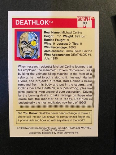 Finish Your Set - 1990 Impel Marvel Universe Series 1 Cards - Combined Shipping - Picture 167 of 329